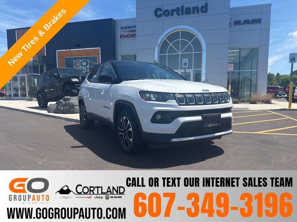 used 2022 Jeep Compass car, priced at $21,496