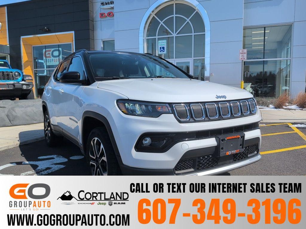 used 2022 Jeep Compass car, priced at $22,800