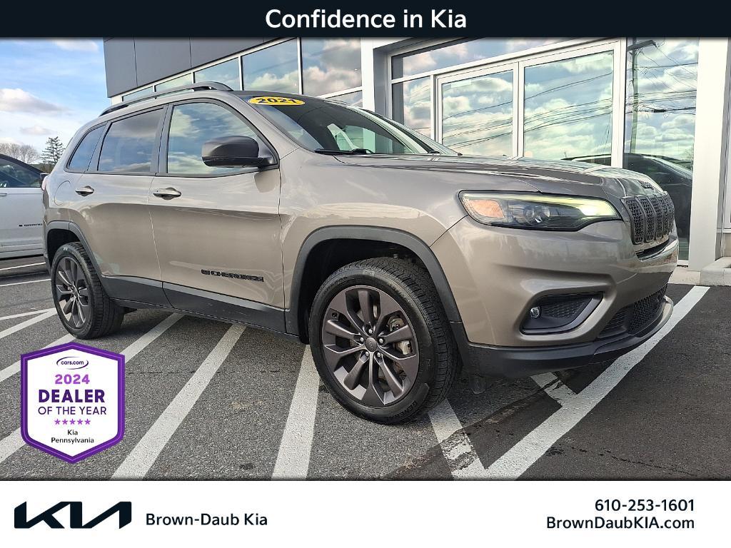 used 2021 Jeep Cherokee car, priced at $18,869