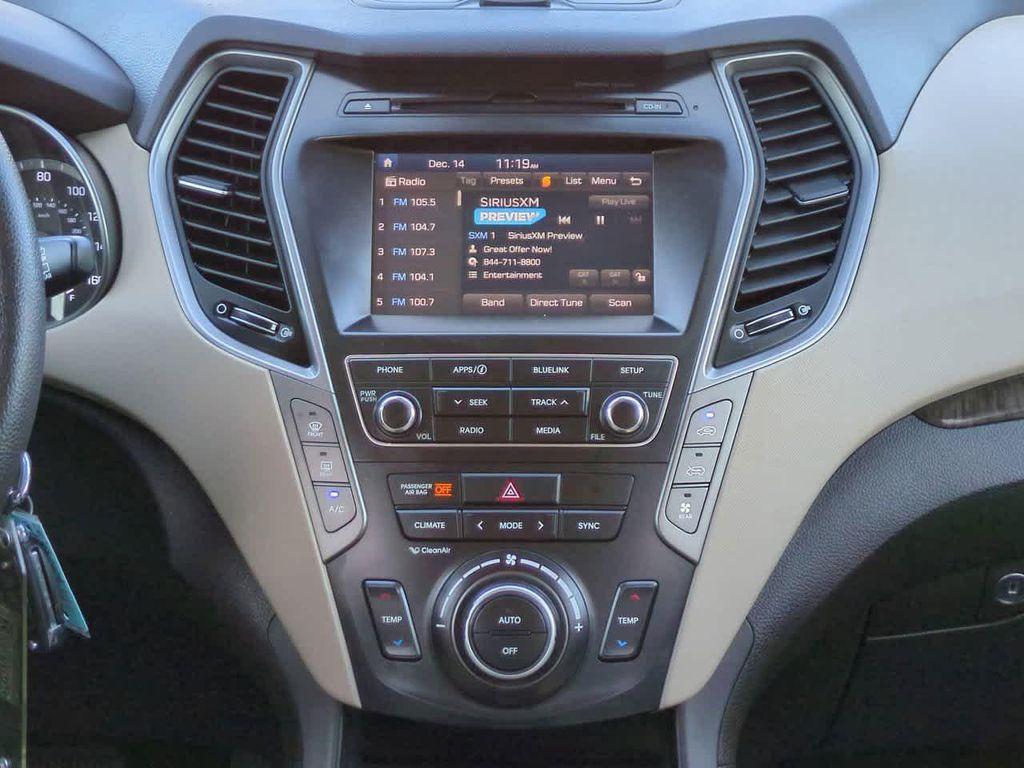 used 2017 Hyundai Santa Fe car, priced at $16,299