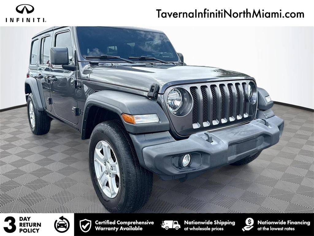 used 2022 Jeep Wrangler Unlimited car, priced at $23,248