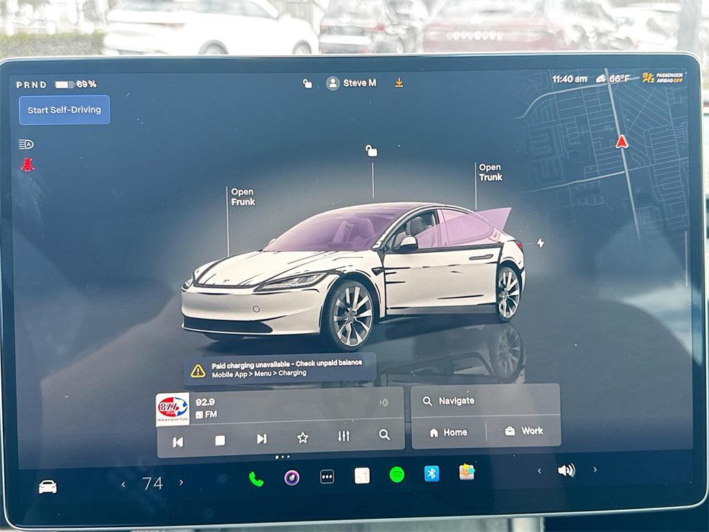 used 2024 Tesla Model 3 car, priced at $28,080