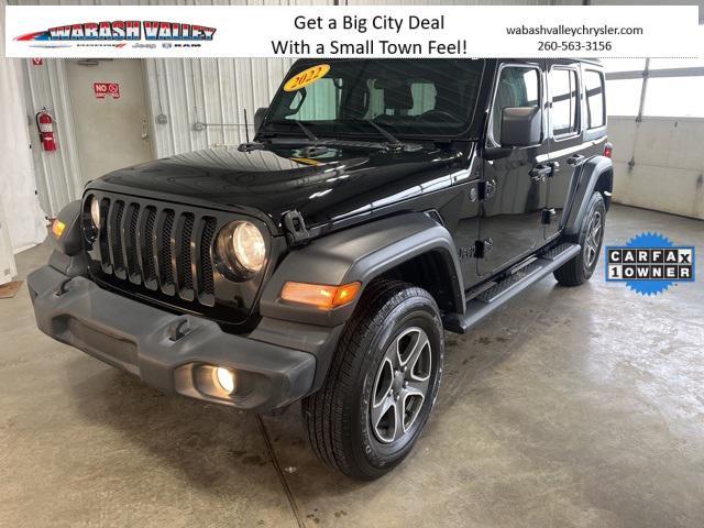 used 2022 Jeep Wrangler Unlimited car, priced at $25,482
