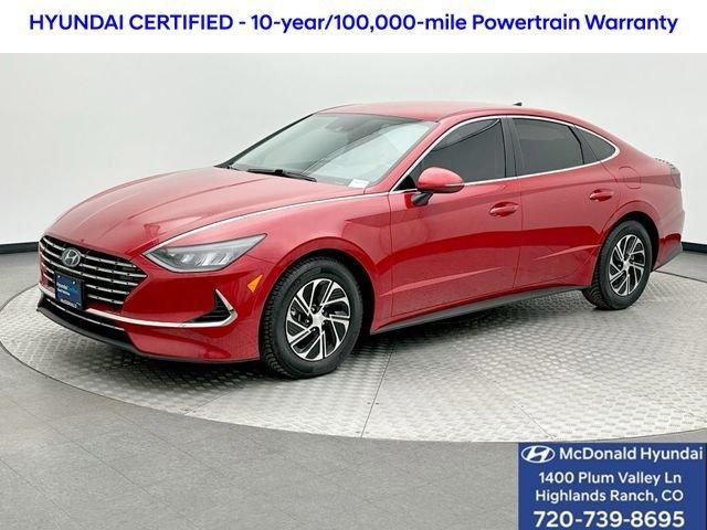 used 2022 Hyundai Sonata Hybrid car, priced at $19,455