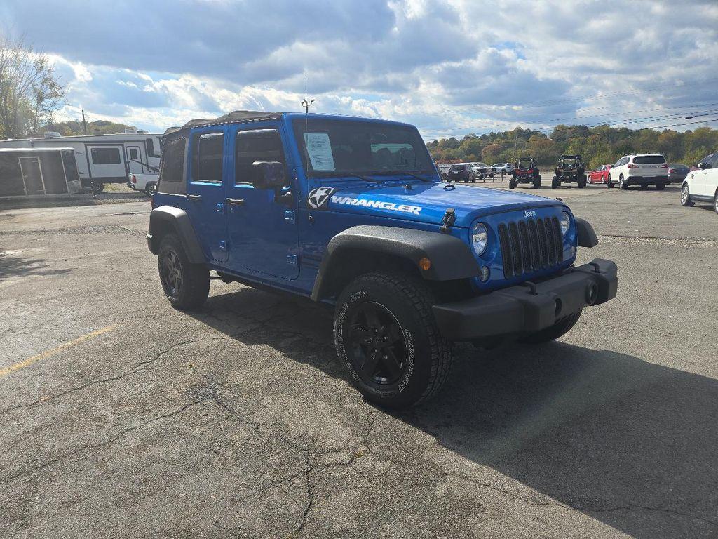 used 2015 Jeep Wrangler Unlimited car, priced at $13,995