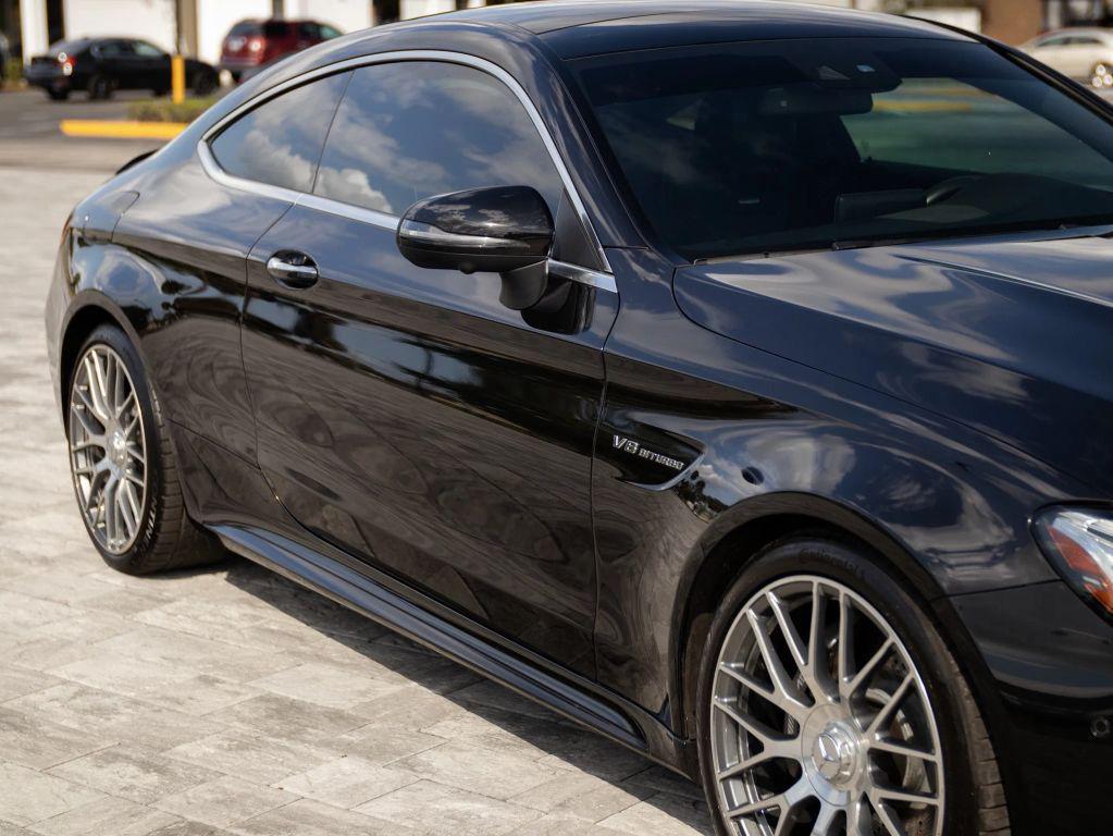 used 2018 Mercedes-Benz AMG C 63 car, priced at $43,192