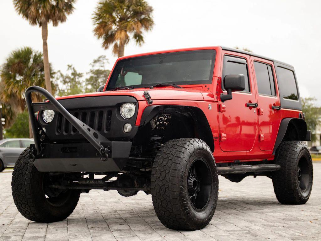used 2018 Jeep Wrangler JK Unlimited car, priced at $21,892