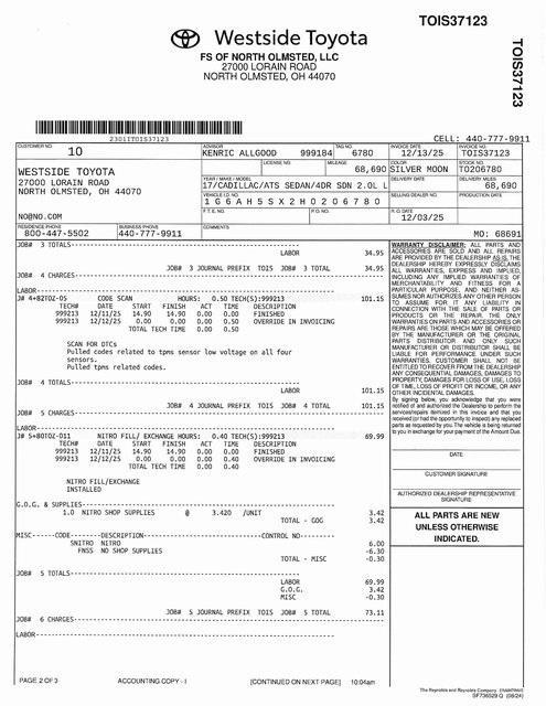 used 2017 Cadillac ATS car, priced at $13,900