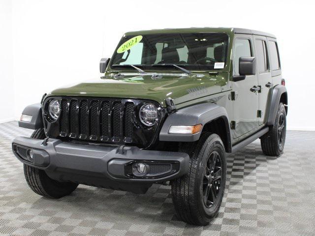 used 2021 Jeep Wrangler car, priced at $27,900