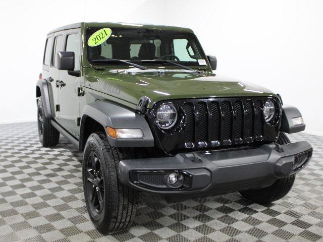 used 2021 Jeep Wrangler car, priced at $27,900