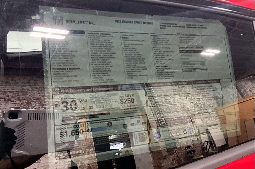 new 2026 Buick Envista car, priced at $27,066