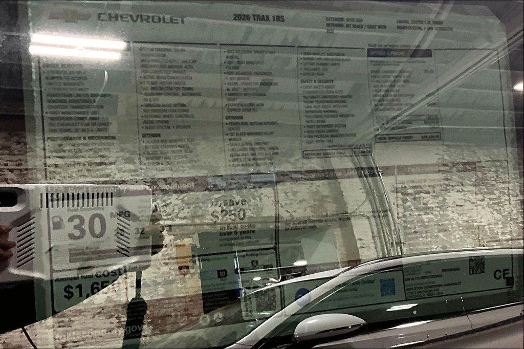 new 2026 Chevrolet Trax car, priced at $24,159