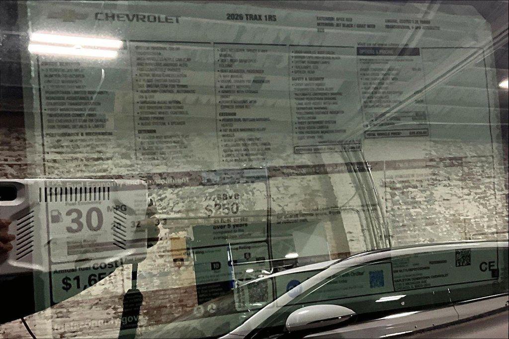 new 2026 Chevrolet Trax car, priced at $24,159