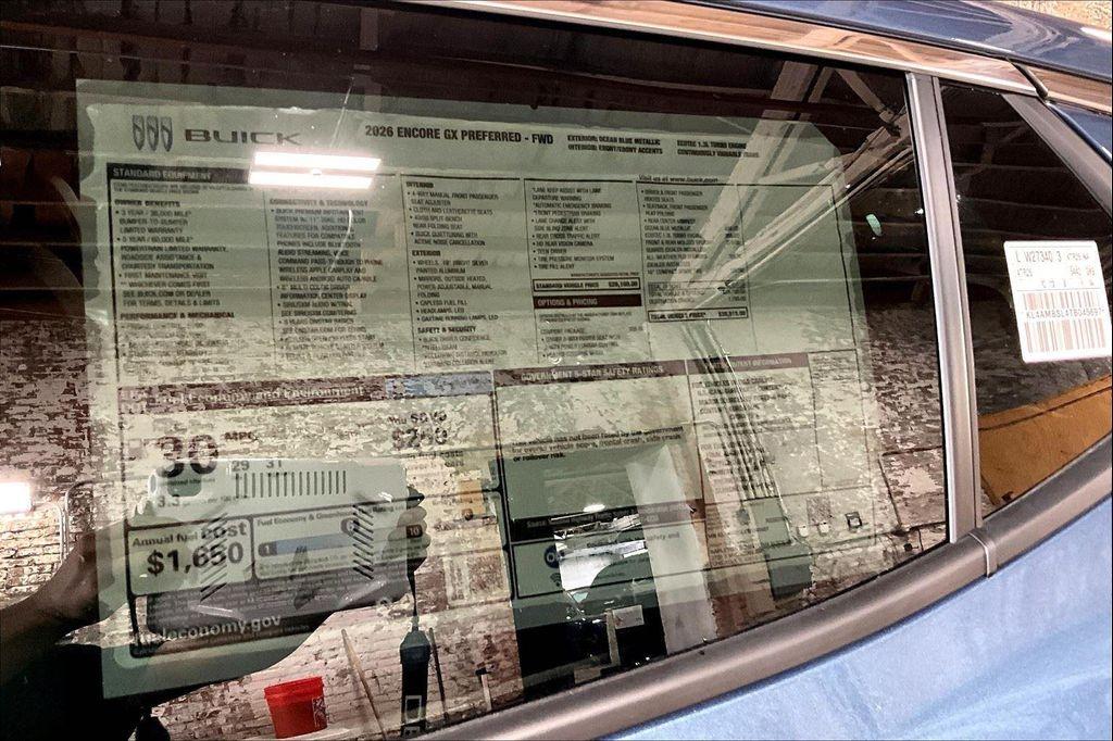 new 2026 Buick Encore GX car, priced at $27,769