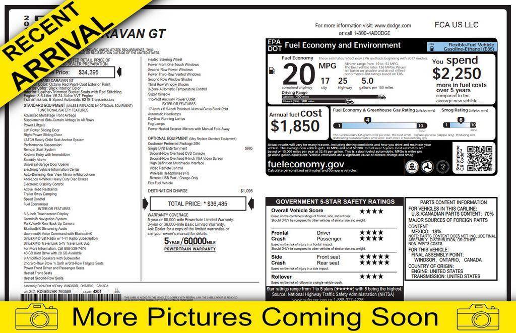 used 2017 Dodge Grand Caravan car, priced at $15,219