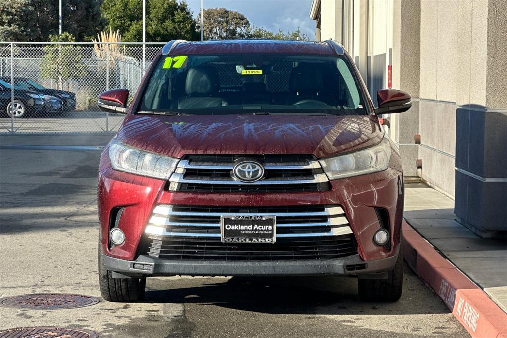 used 2017 Toyota Highlander car, priced at $23,380