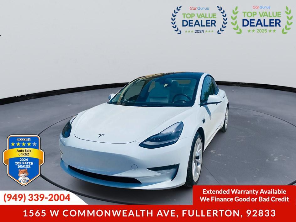 used 2022 Tesla Model 3 car, priced at $20,999