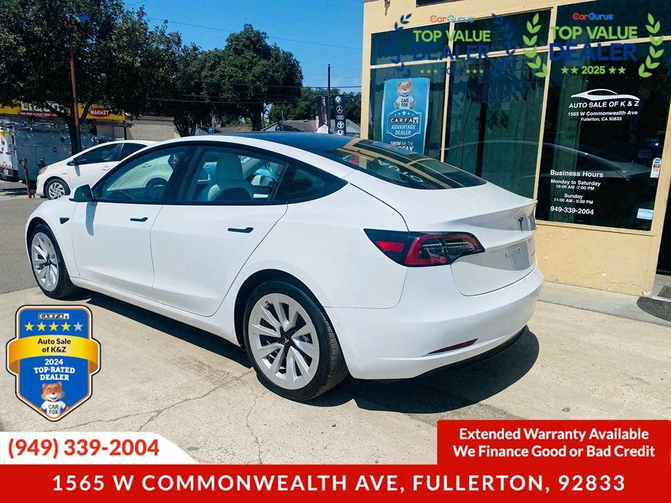 used 2022 Tesla Model 3 car, priced at $20,999