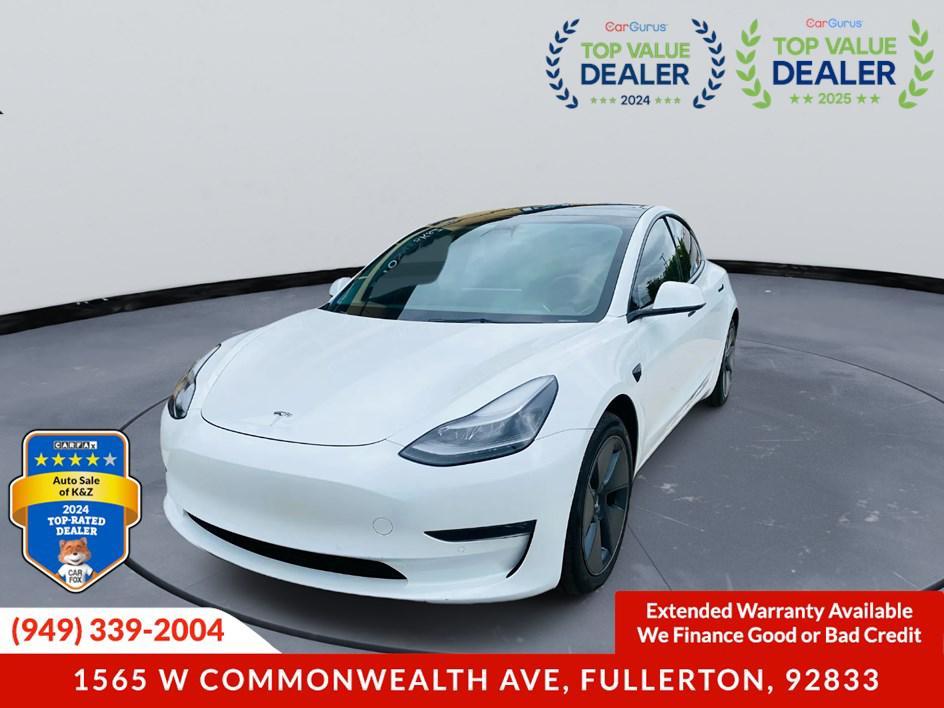 used 2022 Tesla Model 3 car, priced at $20,999