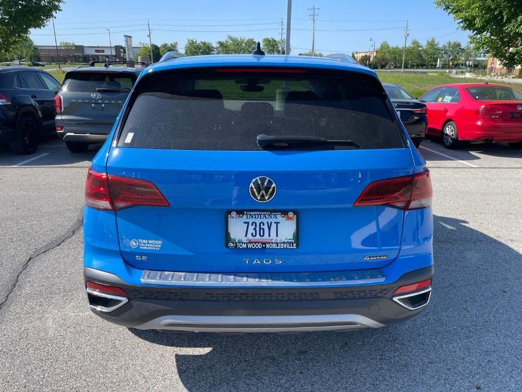 used 2023 Volkswagen Taos car, priced at $23,365
