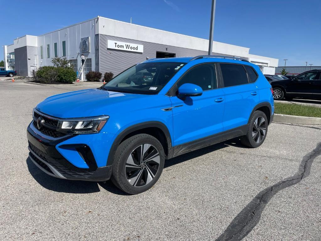 used 2023 Volkswagen Taos car, priced at $23,365
