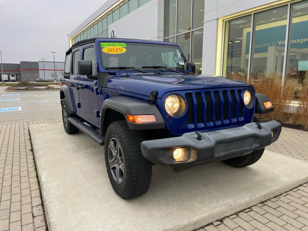 used 2019 Jeep Wrangler Unlimited car, priced at $22,154