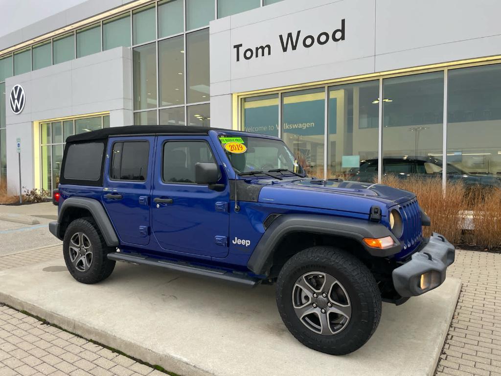 used 2019 Jeep Wrangler Unlimited car, priced at $22,154