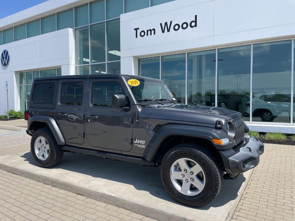 used 2019 Jeep Wrangler Unlimited car, priced at $17,340