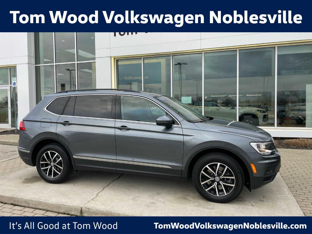 used 2021 Volkswagen Tiguan car, priced at $18,753