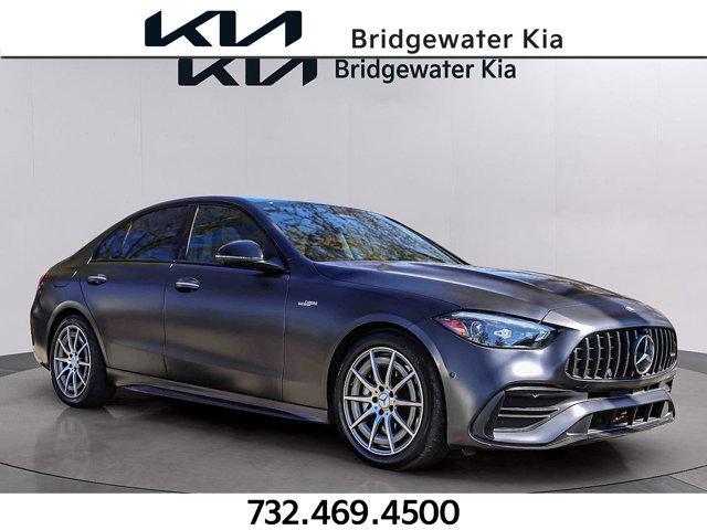 used 2024 Mercedes-Benz AMG C 43 car, priced at $50,995