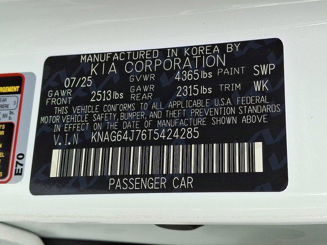 new 2026 Kia K5 car, priced at $30,775