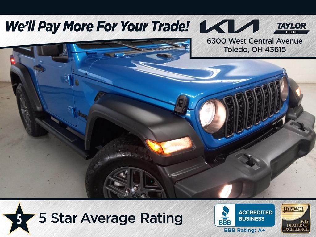 used 2024 Jeep Wrangler car, priced at $29,655