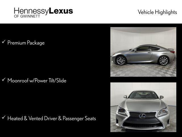 used 2015 Lexus RC 350 car, priced at $26,890