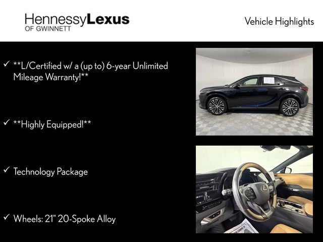 used 2024 Lexus RX 350 car, priced at $53,590