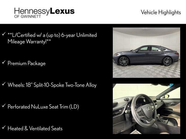 used 2025 Lexus ES 300h car, priced at $45,890