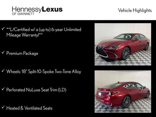 used 2025 Lexus ES 300h car, priced at $44,490