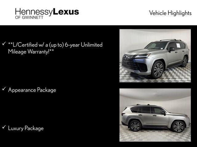 used 2024 Lexus LX 600 car, priced at $98,990