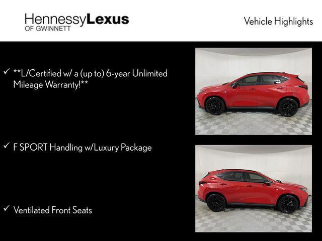 used 2022 Lexus NX 350 car, priced at $39,890
