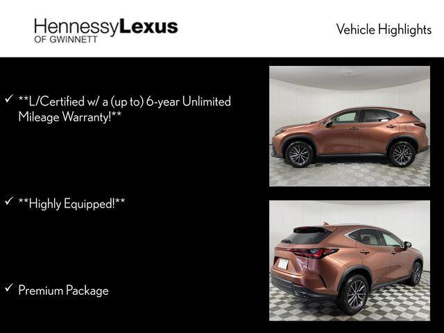 used 2025 Lexus NX 250 car, priced at $46,018