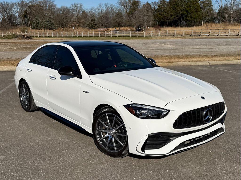 used 2023 Mercedes-Benz AMG C 43 car, priced at $49,950