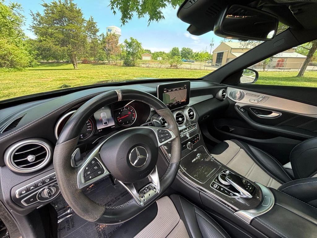 used 2018 Mercedes-Benz AMG C 63 car, priced at $43,950