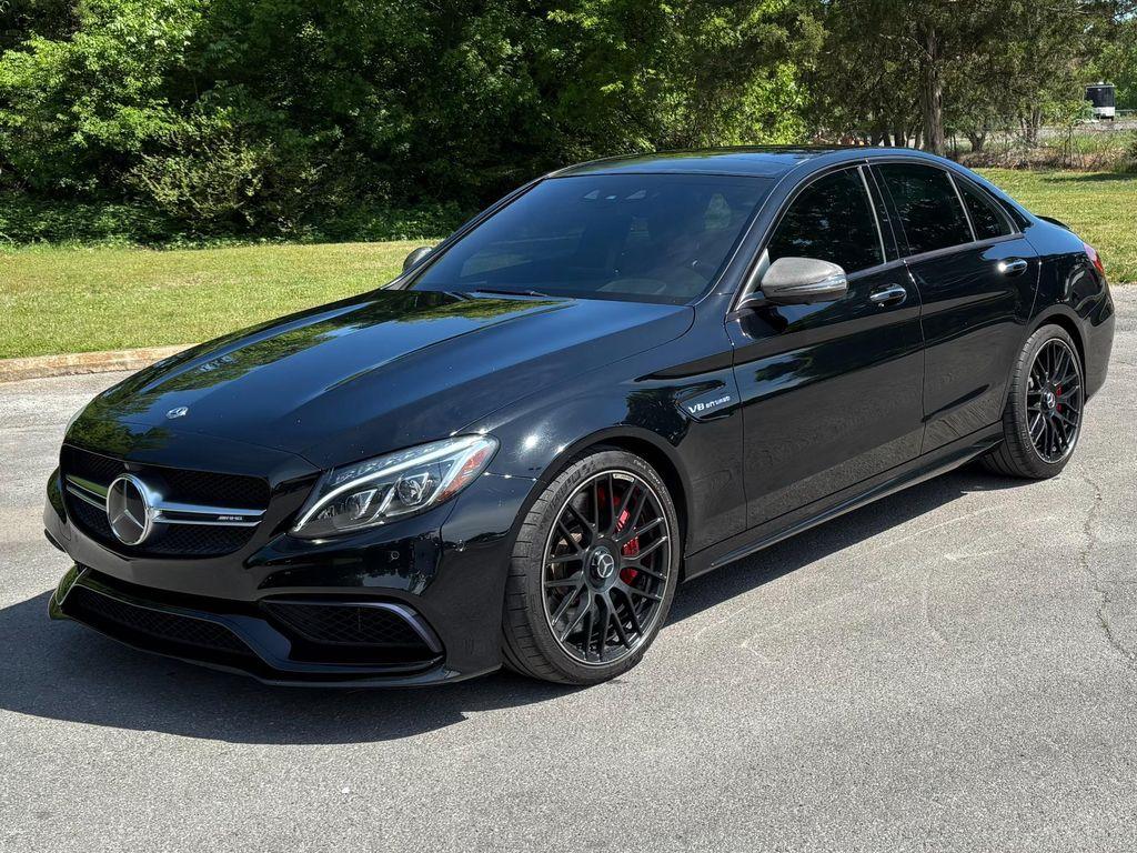used 2018 Mercedes-Benz AMG C 63 car, priced at $43,950