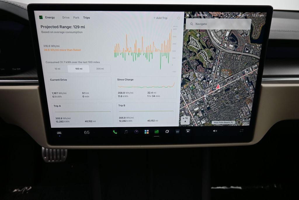used 2021 Tesla Model S car, priced at $57,203