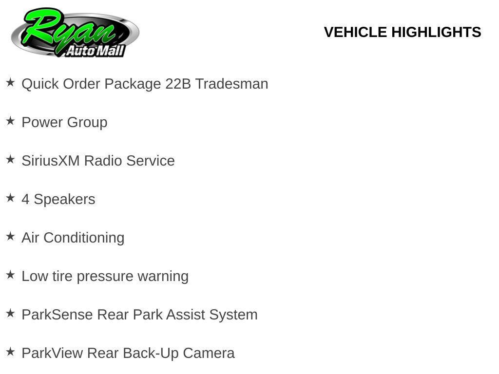 new 2026 Ram ProMaster 1500 car, priced at $43,097