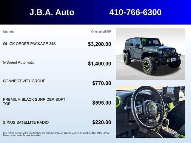 used 2017 Jeep Wrangler Unlimited car, priced at $24,997