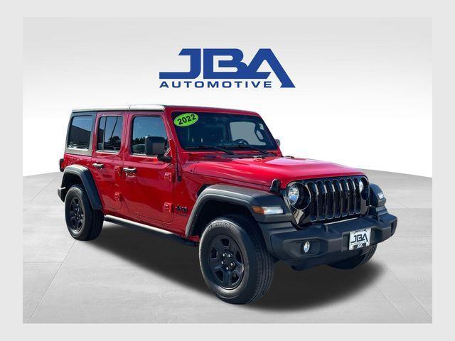 used 2022 Jeep Wrangler Unlimited car, priced at $27,497