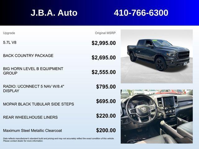 used 2022 Ram 1500 car, priced at $38,297