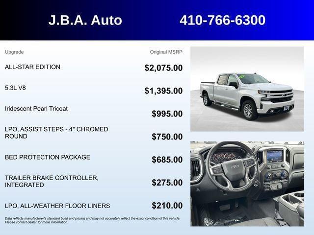 used 2020 Chevrolet Silverado 1500 car, priced at $29,497