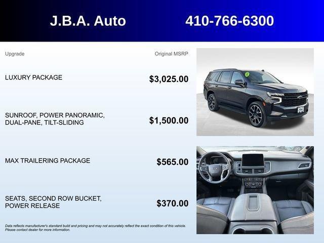 used 2023 Chevrolet Tahoe car, priced at $54,497