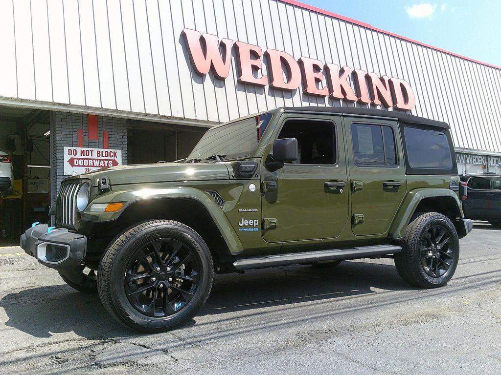 used 2022 Jeep Wrangler Unlimited 4xe car, priced at $27,495